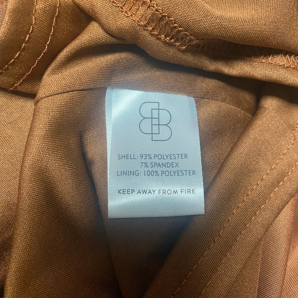 NWT Baltic Born Tatiana Velvet One Shoulder Maxi Dress Size Medium Rust - Picture 4 of 14